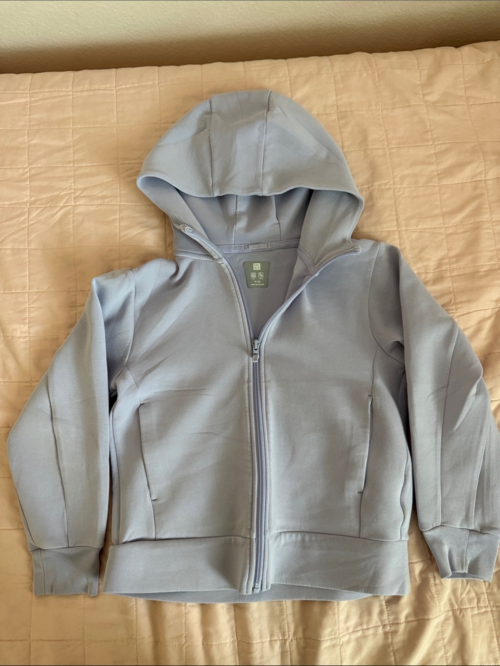 Uniqlo lavender Hooded Zip-Up Sweatshirt
